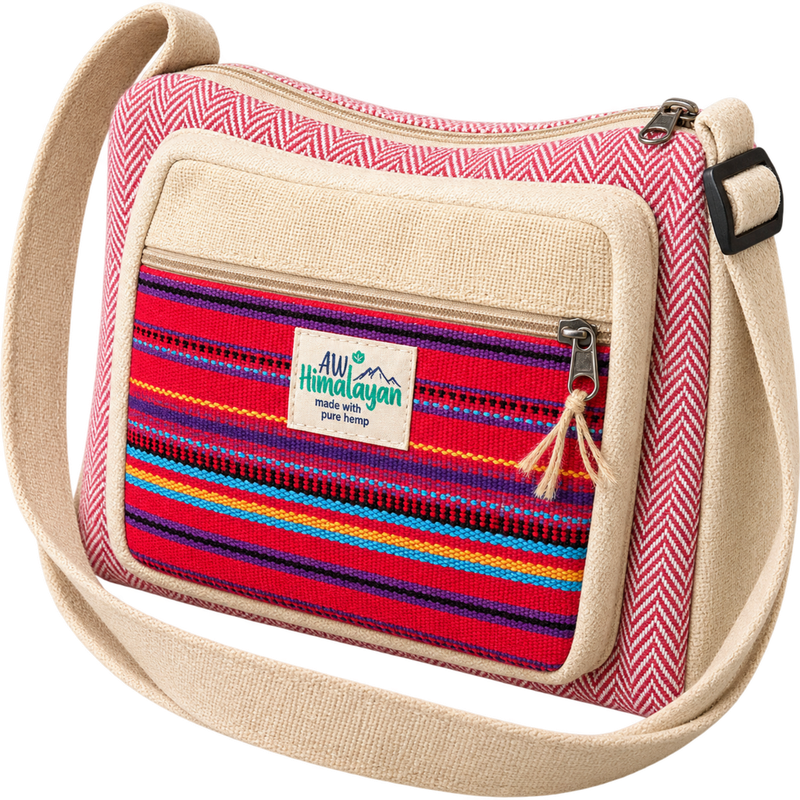 Messenger Bag - Hemp & Cotton