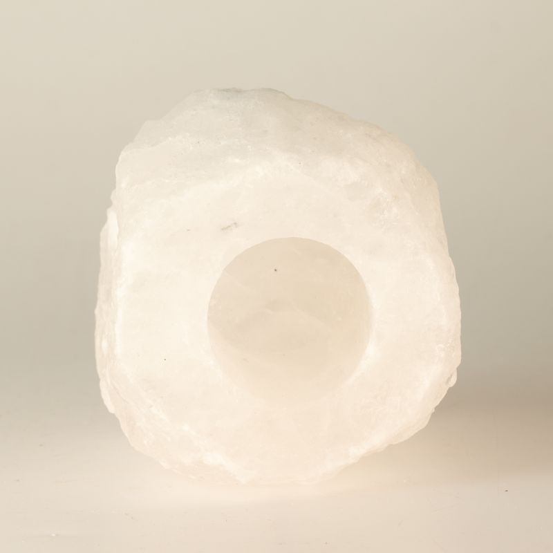 Crystal Rock Himalayan Salt Candle Holder 600-800g