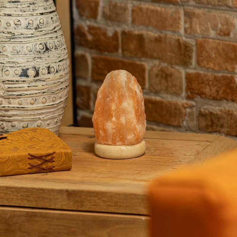 Quality USB Natural Salt Lamp - 11.5 cm (multi)