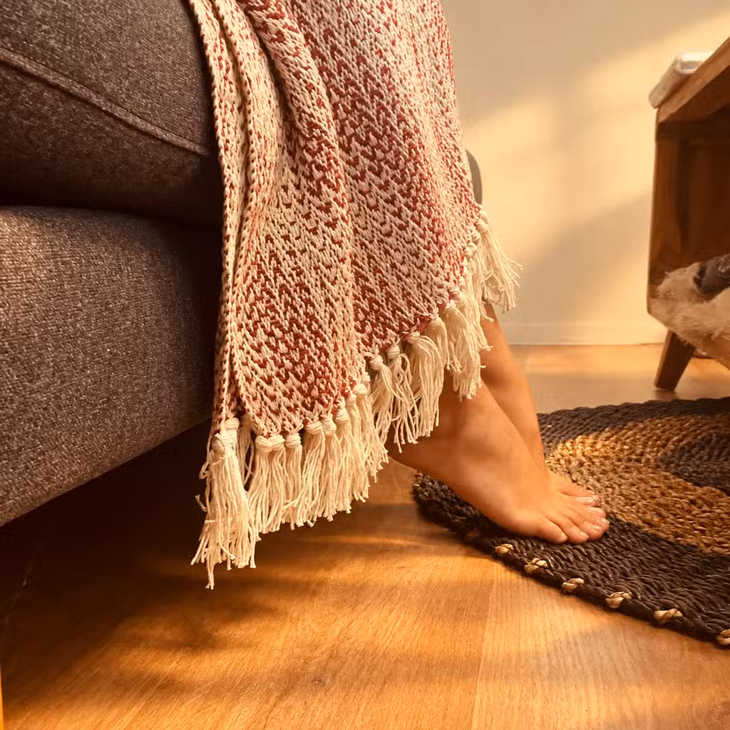 Cosy boho cotton throws