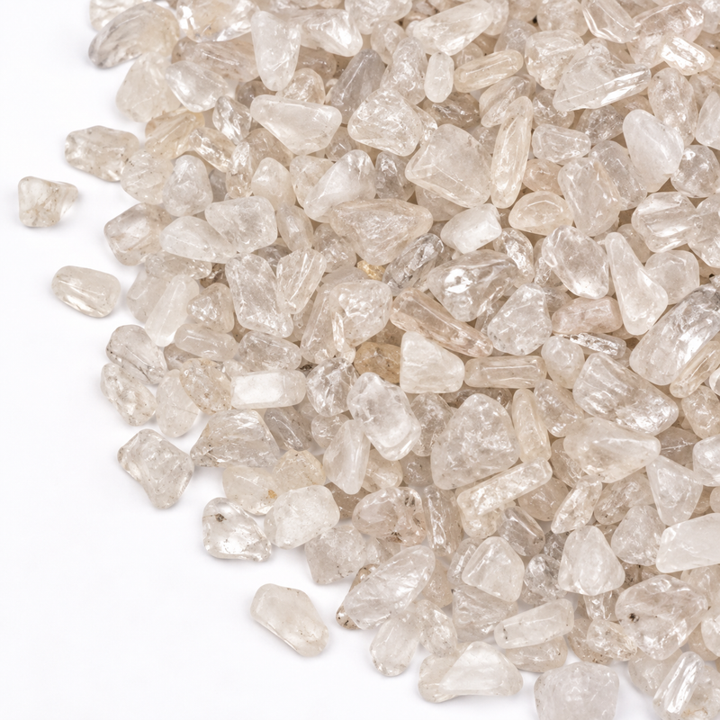 Clear Quartz Gemstone Chips Bulk - 1KG