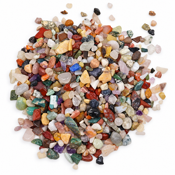 Mixed Natural Gemstone Chips - 1KG