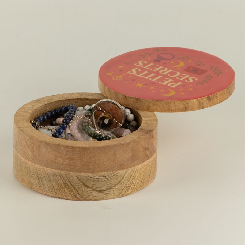 Round Enamelled Box - Petite Secrets