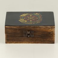 Medium Enamelled Box - Compass of Life