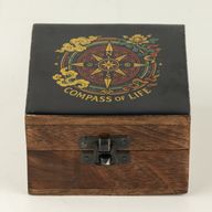 Small Enamelled Box - Compass of Life