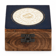 Small Enamelled Box - Aquarius