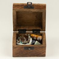 Small Enamelled Box -  Pisces