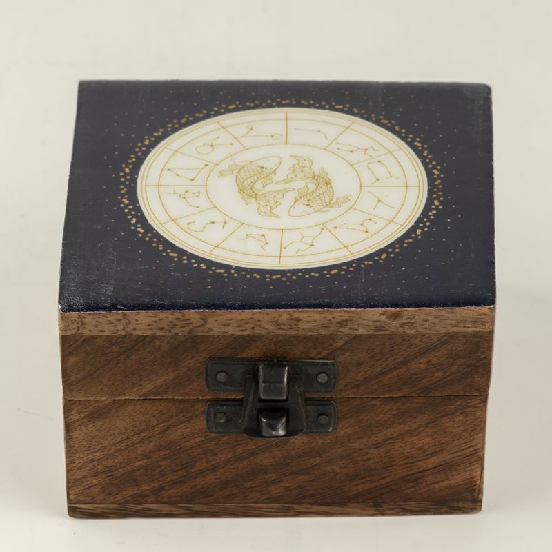 Small Enamelled Box -  Pisces