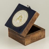 Small Enamelled Box -  Taurus