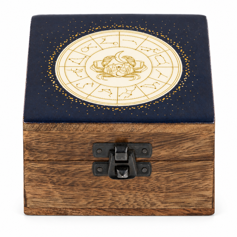 Small Enamelled Box -  Cancer