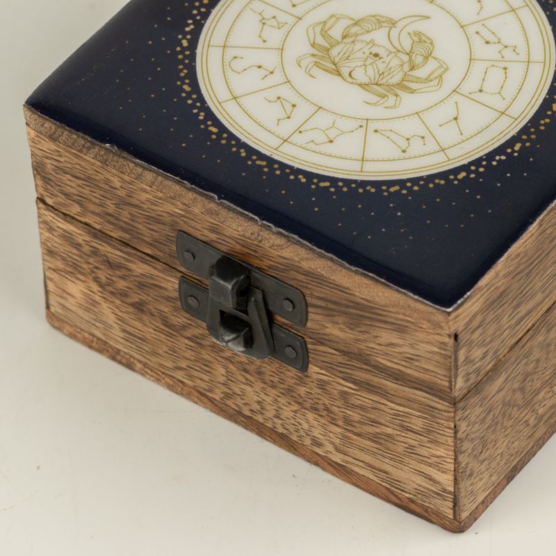 Small Enamelled Box -  Cancer