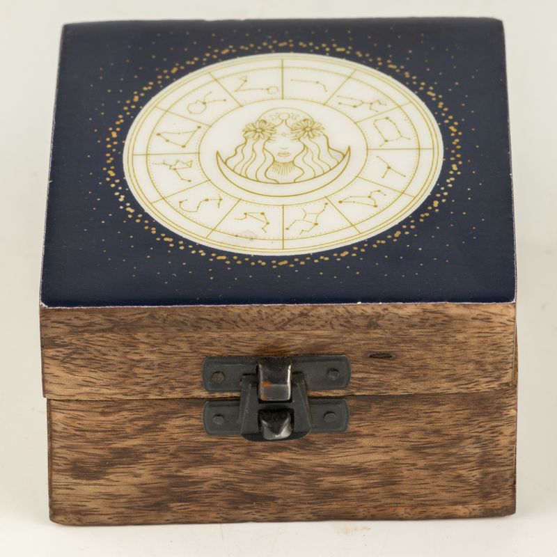 Small Enamelled Box - Virgo