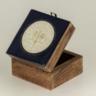 Small Enamelled Box - Libra
