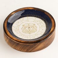 Stars Sign Mini Bowl & Incense Stick Holder - Leo