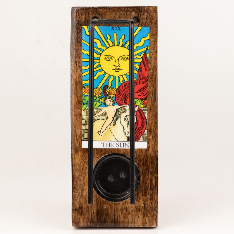 Large Sage Stick Heater Enamelled - The Sun