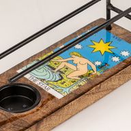Large Sage Stick Heater Enamelled - The Star