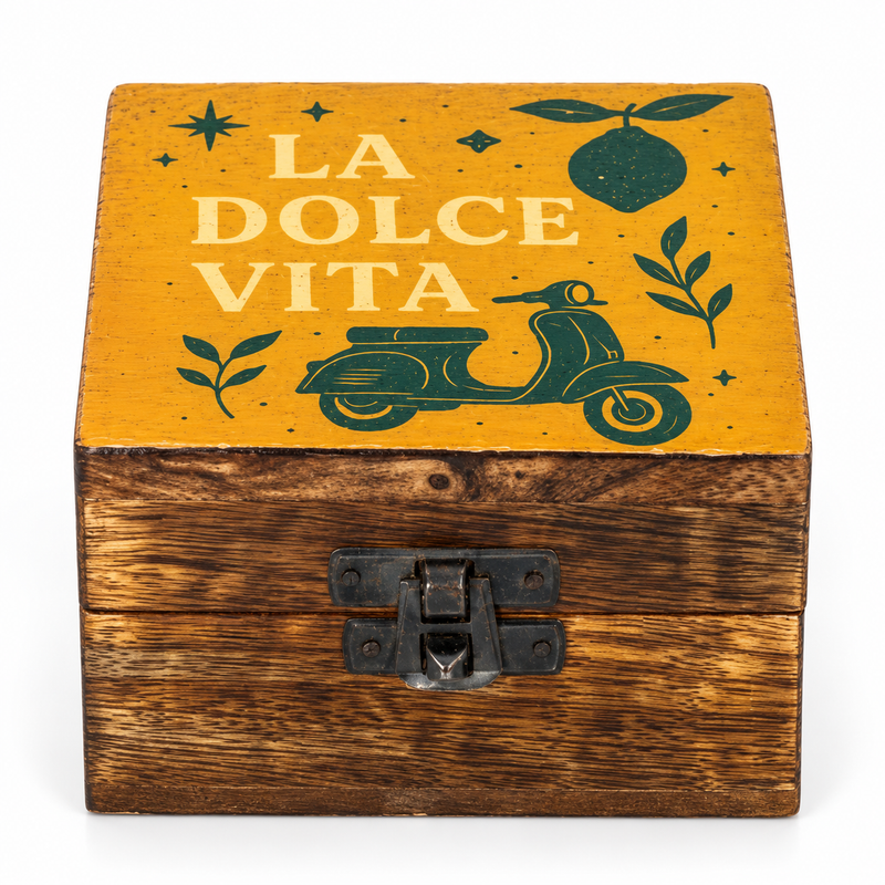 Small Enamelled Box - La Dolce Vita