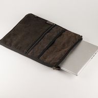 Stonewash  Large Laptop Pouch - Charcoal