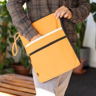 Canvas Large Laptop Pouch - Orange