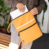 Canvas Large Laptop Pouch - Orange