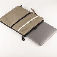 Canvas Travel Laptop Pouch - Olive