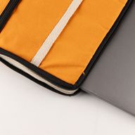 Canvas Travel Laptop Pouch - Orange