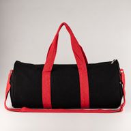 Don't Quit Gym Bag - Black - Cherry Pink Handle