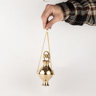 Hanging Brass Incense Burner - Three Phase Moon