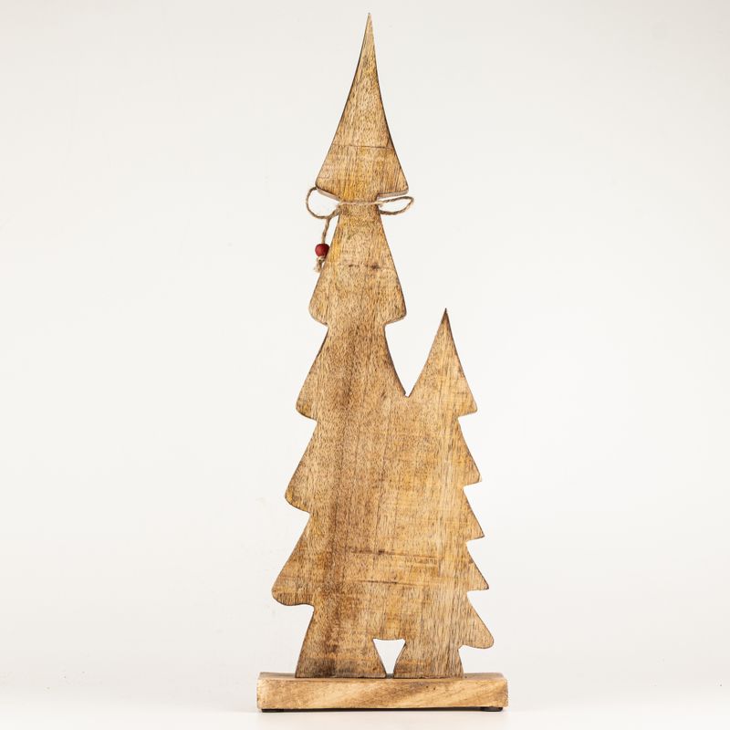 Lost in the Forest - Large  - Twin Enamelled Trees - (45x15x2.5cm)