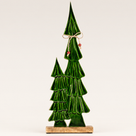 Lost in the Forest - Large  - Twin Enamelled Trees - (45x15x2.5cm)