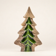 Lost in the Forrest - Small Tree in a Tree Wooden Decoration - 15x10cm