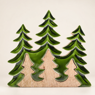 Lost in the Forrest - Three Trees 3D Wooden Decoration - 20x23cm