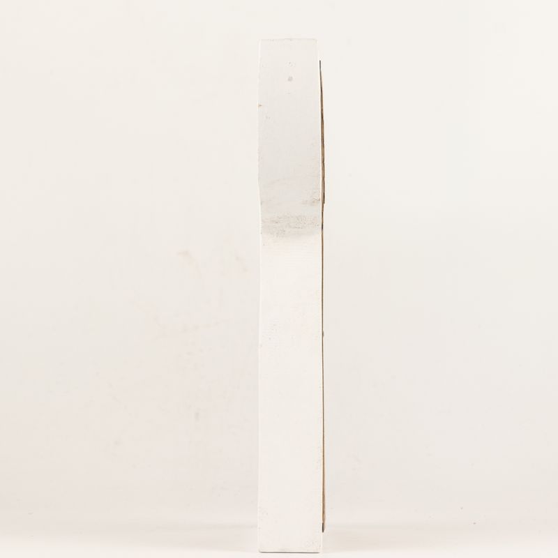 Mango Wood Angel - Whitewash with Iron Decor Cut Out - 22cm
