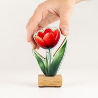 Wooden House Plants - Mini Tulip