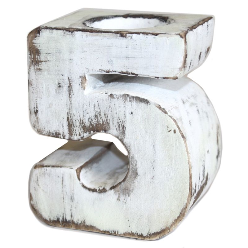 Wooden Birthday Number - No.5