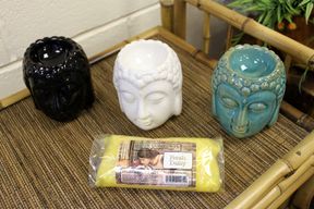 Buddha Oil Burner - Black