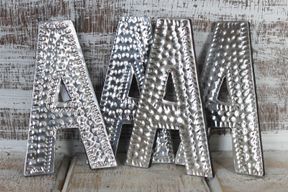 Sm Arty Aluminum Letters - A
