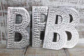 Sm Arty Aluminum Letters - B
