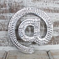 Sm Arty Aluminum Letters - @