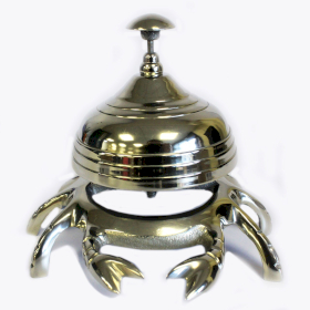 Aluminum Crab Desk Bell