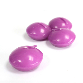 10x Small Floating Candles - Lavender