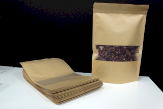 Kraft Window Bag 20 x 30 cm