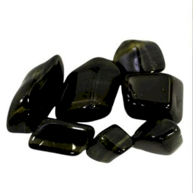 24x L Tumble Stones - Blue Tiger Eye
