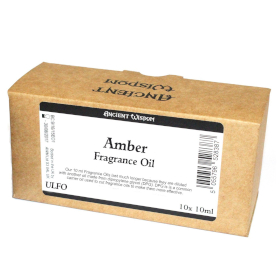 10x 10ml Amber Fragrance Oi l- UNLABELLED