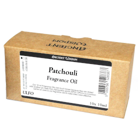 10x 10ml Patchouli Fragrance Oil - UNLABELLED