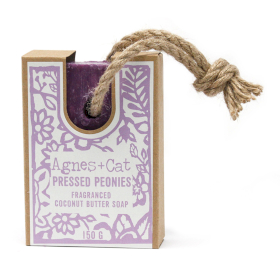 Soap On A Rope - Pressed Peonies