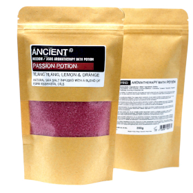 Aromatherapy Bath Potion in Kraft Bag 350g - Passion