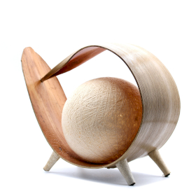 Natural Coconut Lamp - Natural Loop