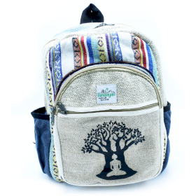 Small Hemp Backpack -  Bohdi Tree Design