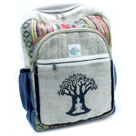 Large Hemp Backpack - Bohdi Tree Design